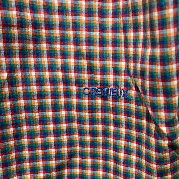Very Nice Daniel Cremieux Fine Italian Fabric Plaid Button Down Size M - Picture 3 of 5